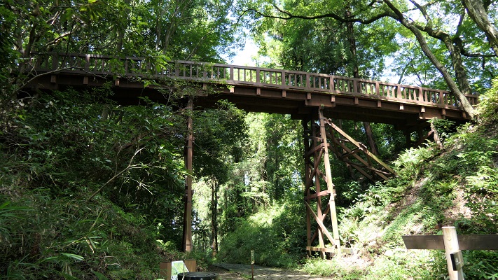 本丸と中の丸をつなぐ曳橋～The movable bridge between Honmaru and Nakanomaru